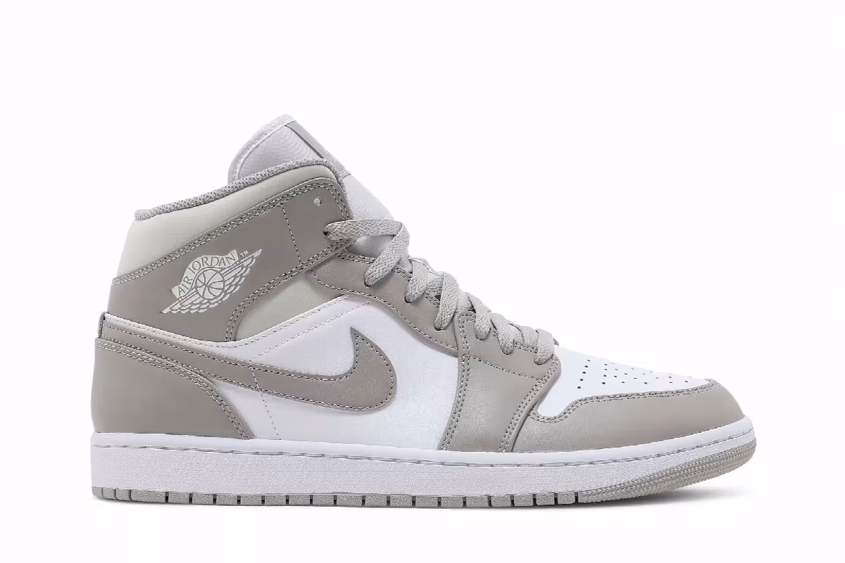 Air Jordan 1 Mid College Grey, view 2