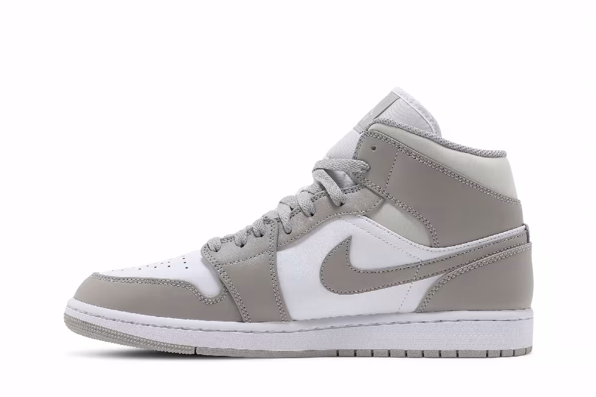 Air Jordan 1 Mid College Grey, view 4