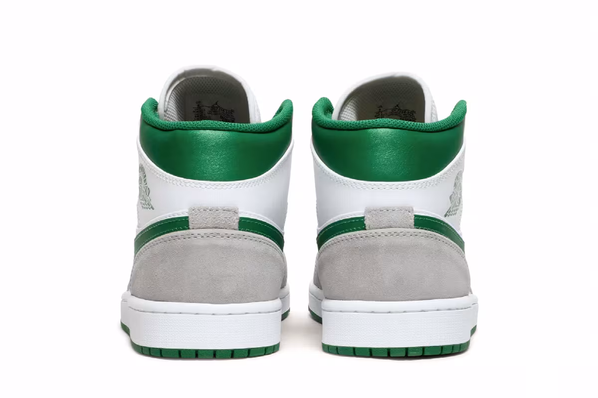 Air Jordan 1 Mid SE Grey Pine Green, view 7