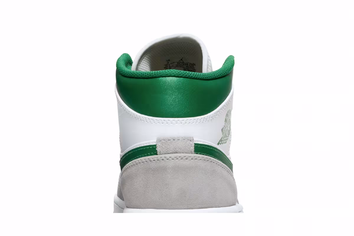 Air Jordan 1 Mid SE Grey Pine Green, view 8