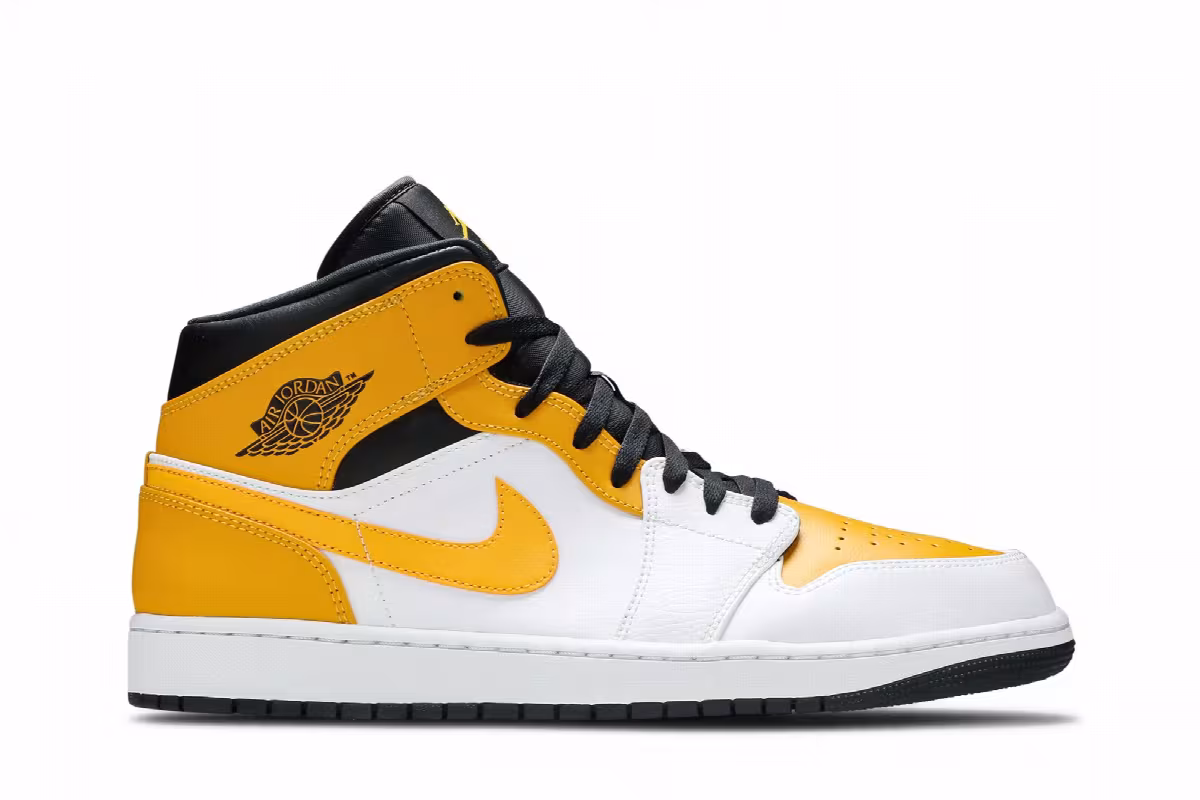 Air Jordan 1 Mid University Gold, view 2