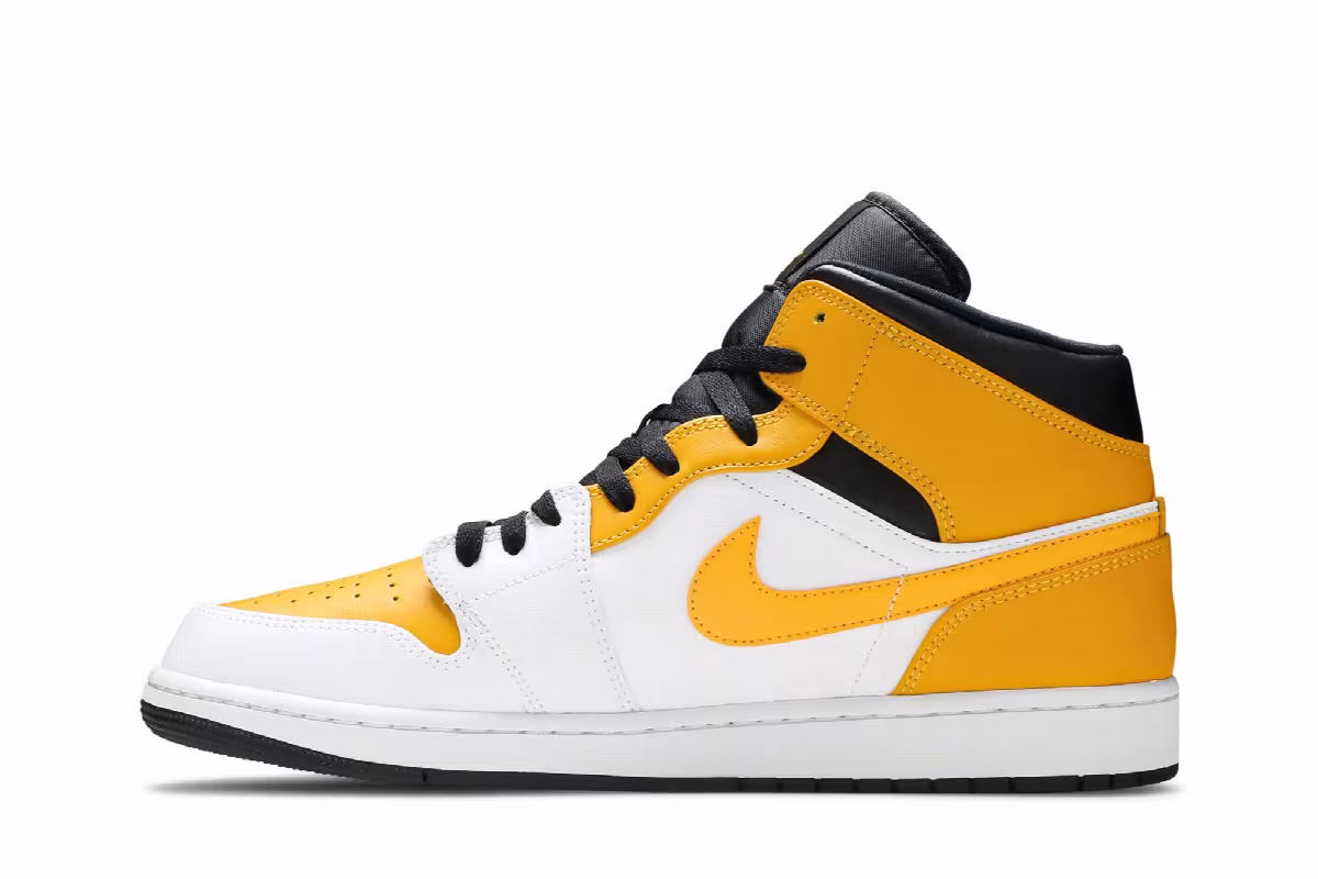 Air Jordan 1 Mid University Gold, view 4