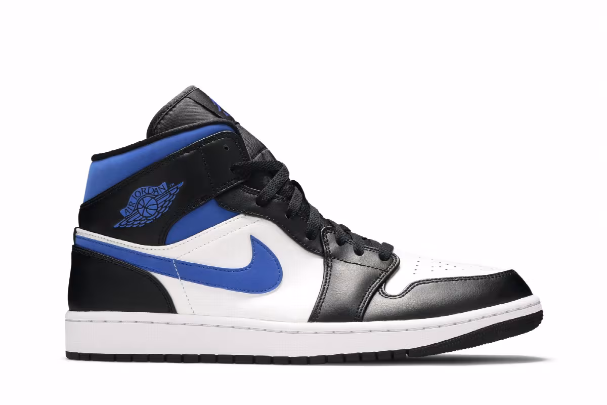 Air Jordan 1 Mid Racer Blue, view 2
