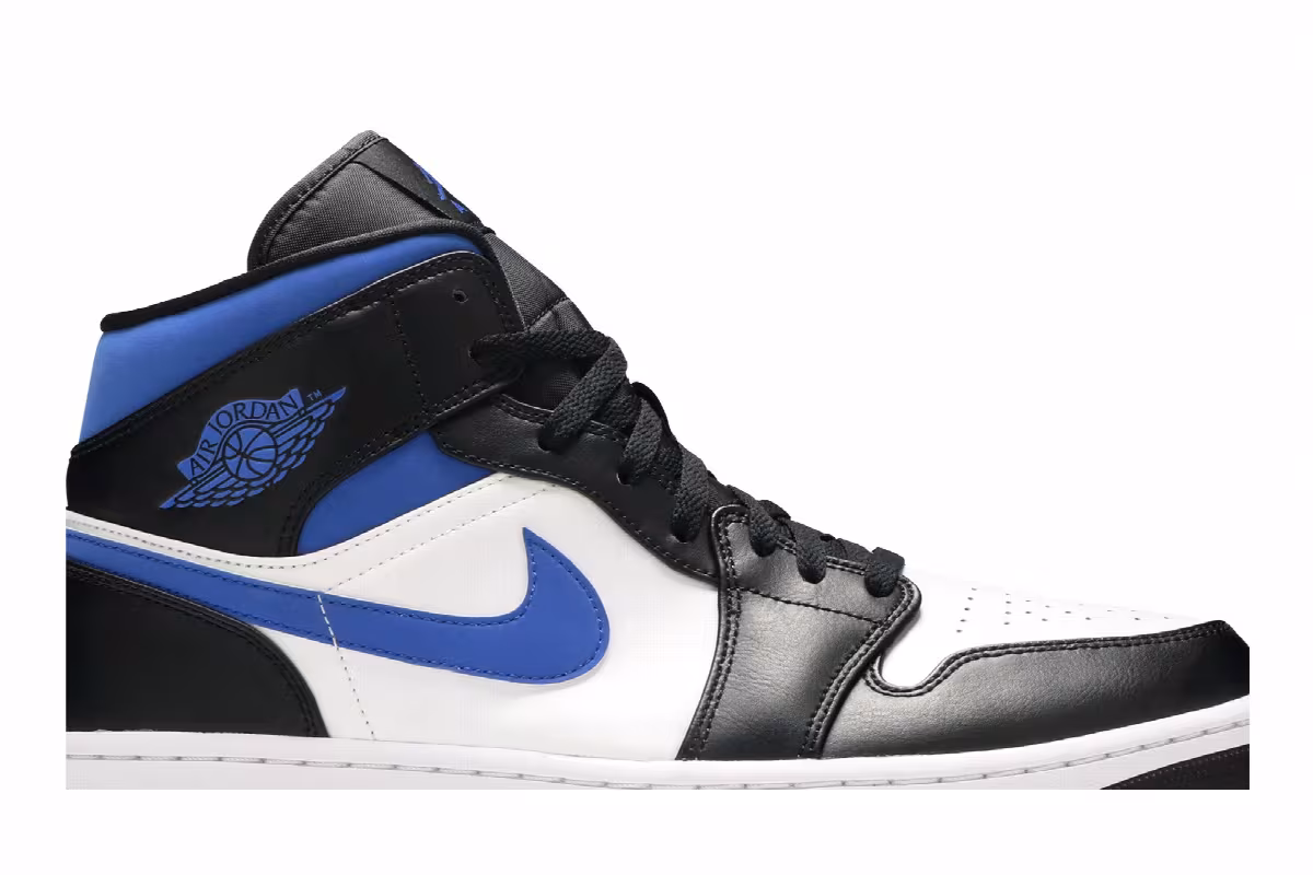 Air Jordan 1 Mid Racer Blue, view 3