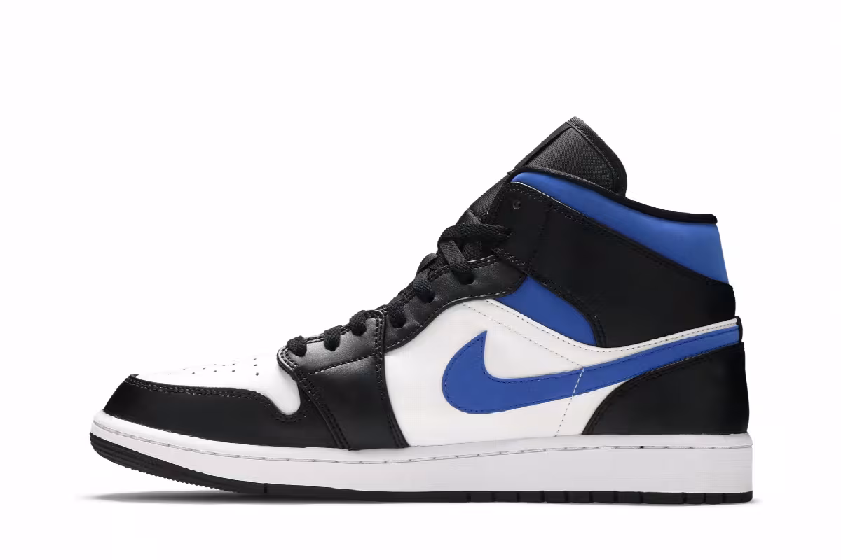 Air Jordan 1 Mid Racer Blue, view 4