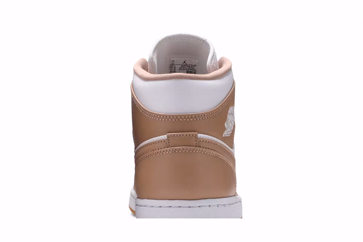 Air Jordan 1 Mid Tan Gum, view 8