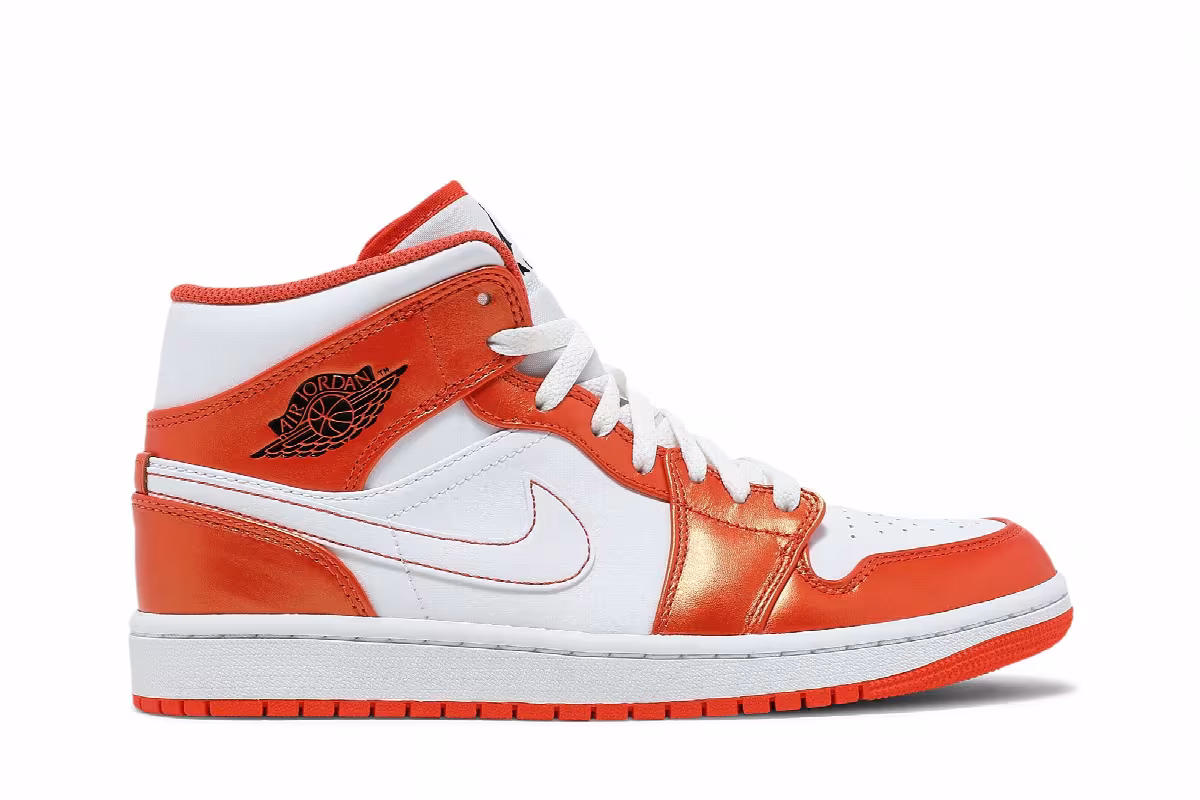 Air Jordan 1 Mid SE Electro Orange, view 2