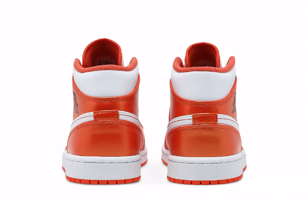 Air Jordan 1 Mid SE Electro Orange, view 7