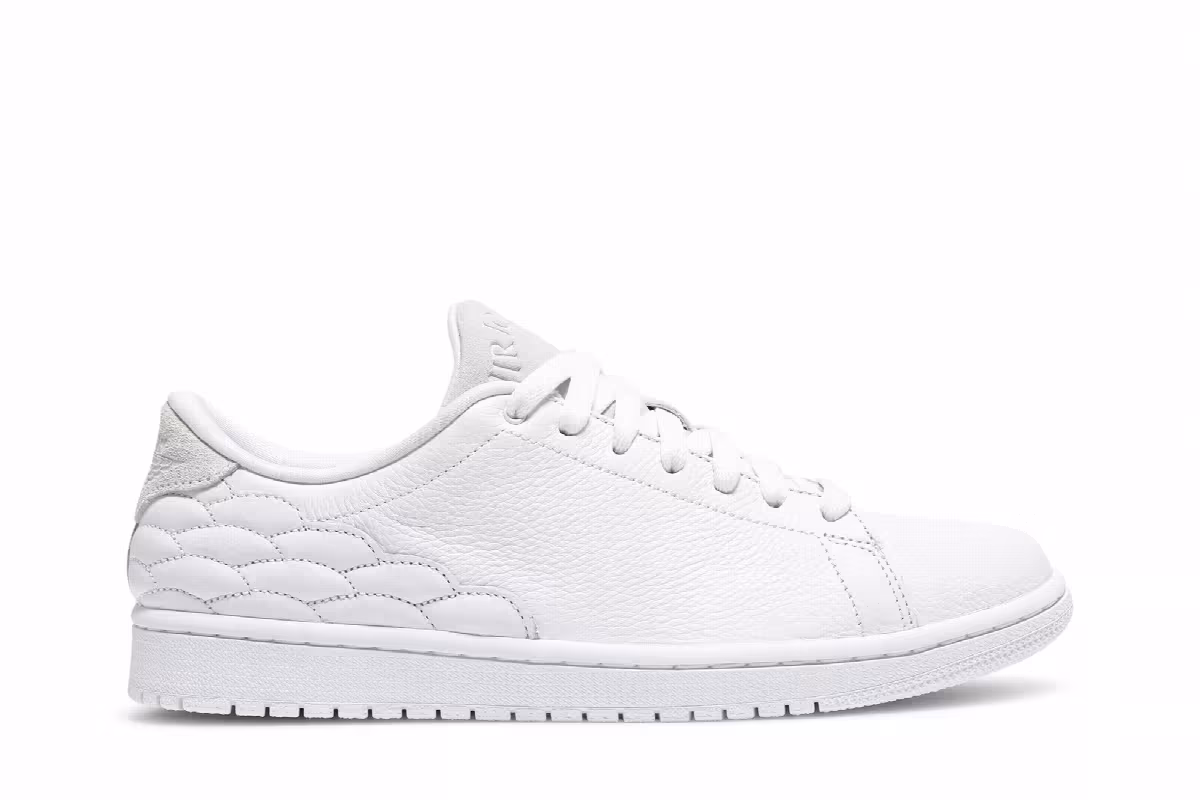 Air Jordan 1 Centre Court White on White, view 2