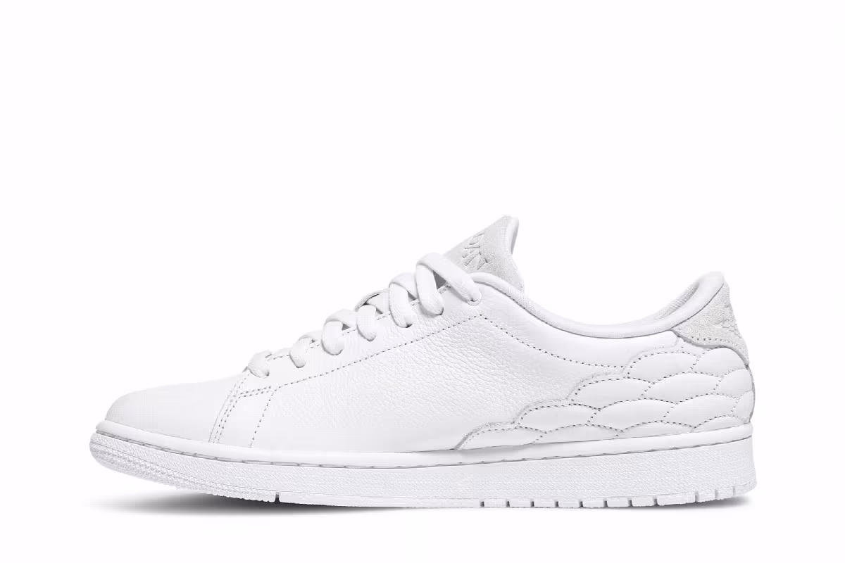 Air Jordan 1 Centre Court White on White, view 4