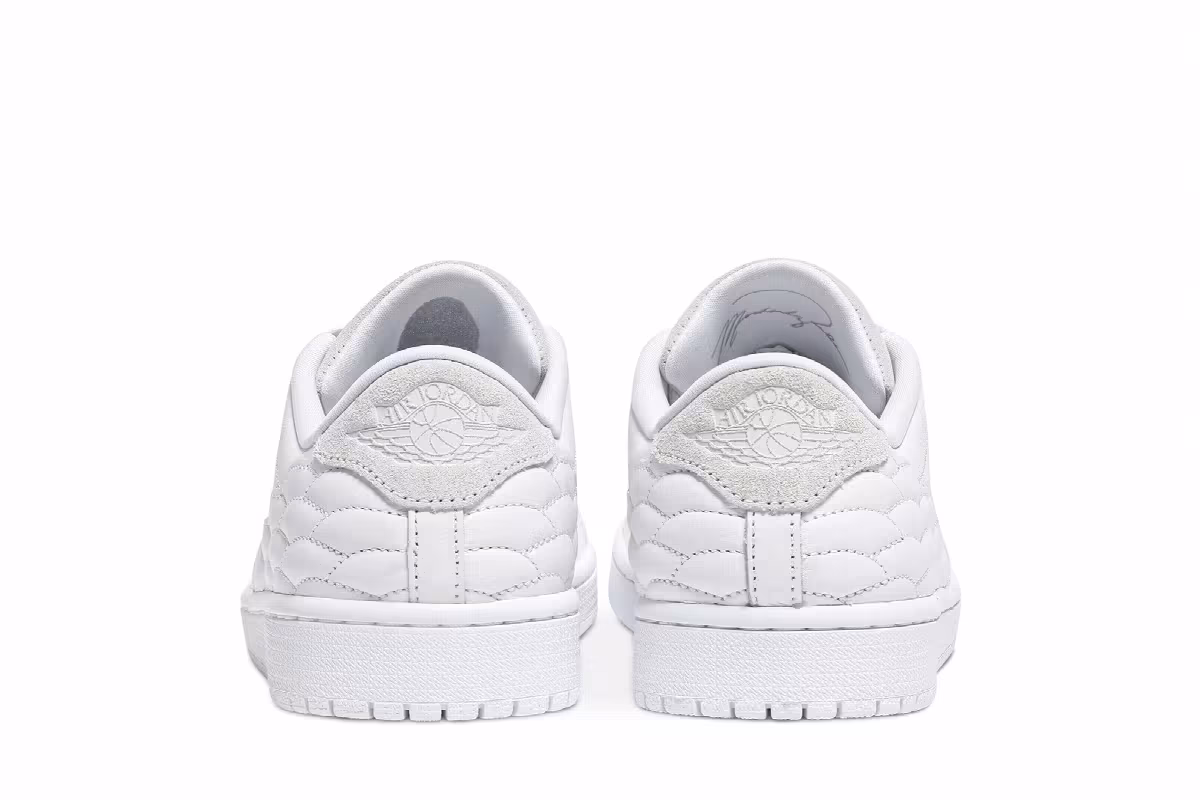 Air Jordan 1 Centre Court White on White, view 7