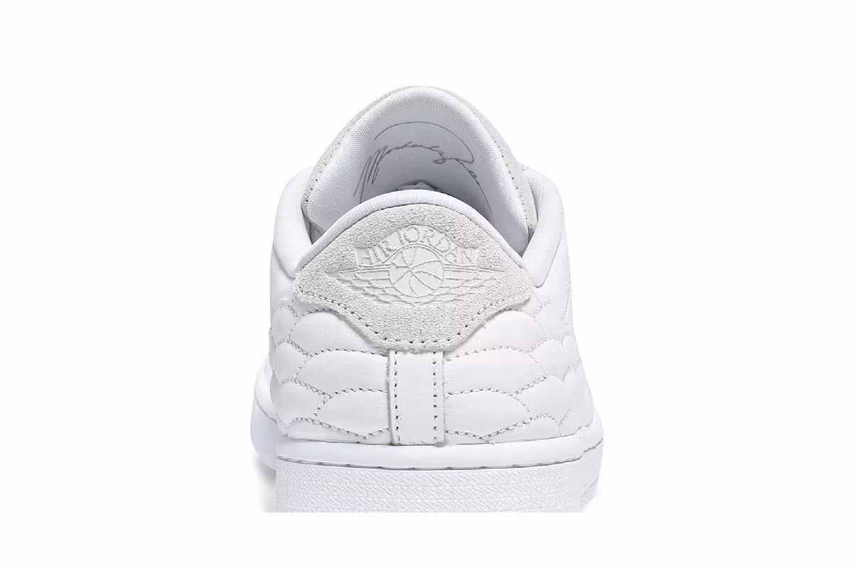 Air Jordan 1 Centre Court White on White, view 8