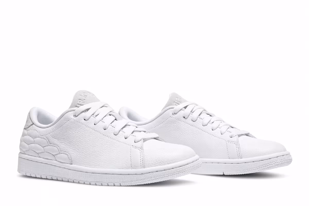 Air Jordan 1 Centre Court White on White, view 9