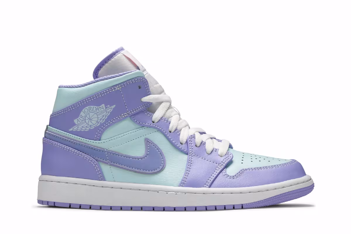 Air Jordan 1 Mid Purple Pulse, view 2