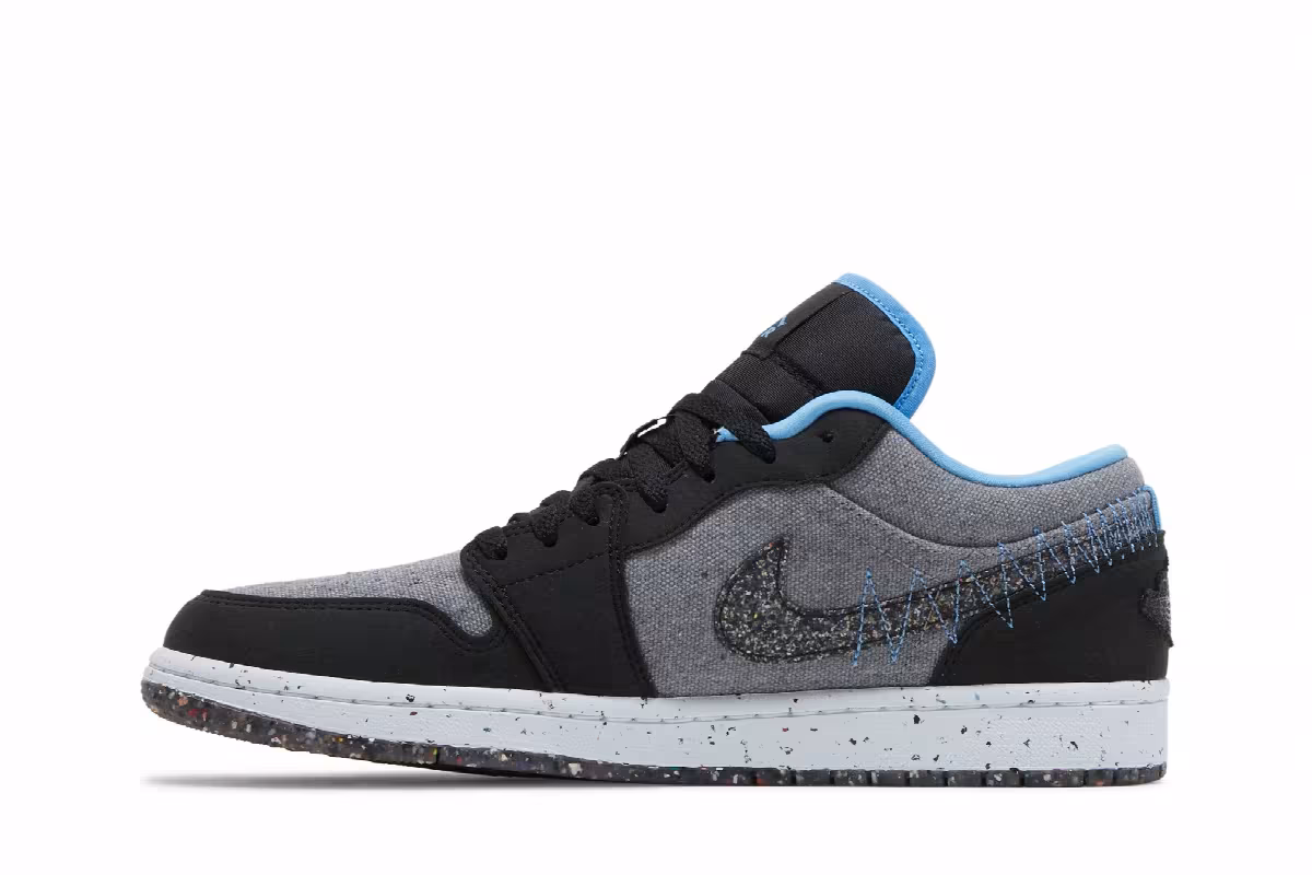 Air Jordan 1 Low Crater - Black, view 4