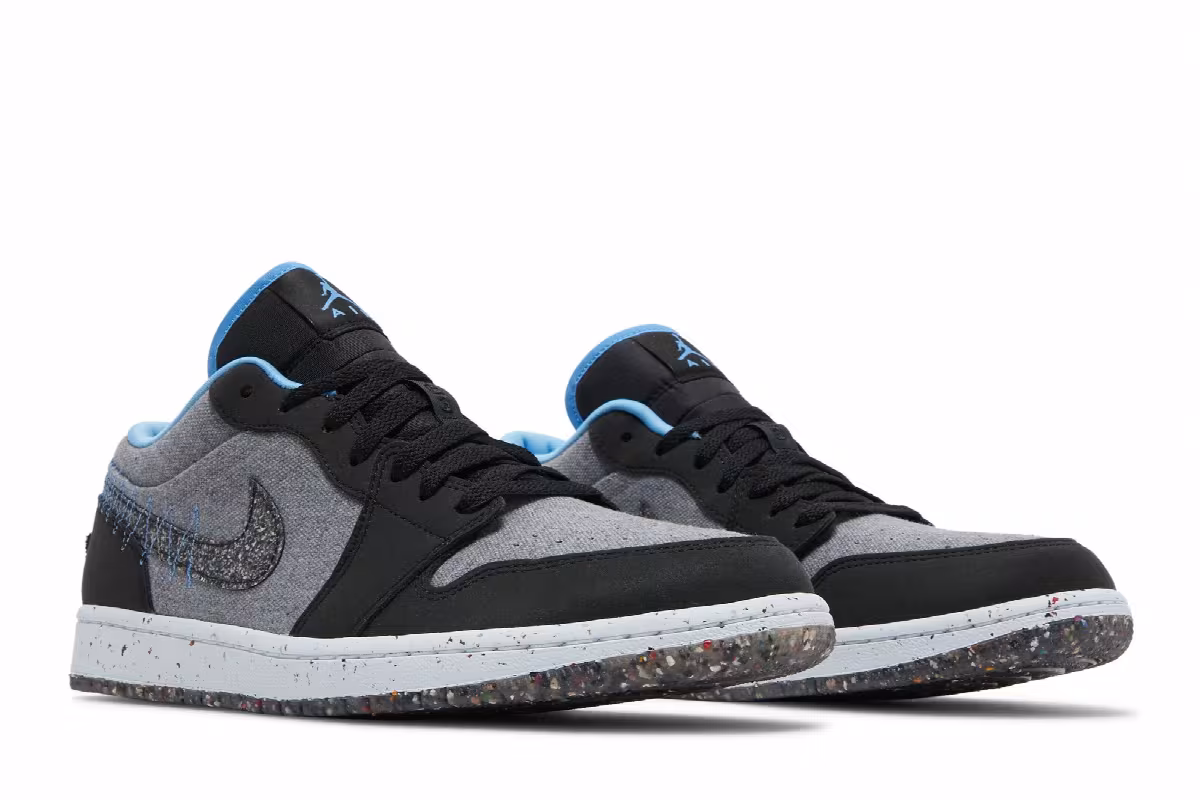 Air Jordan 1 Low Crater - Black, view 9
