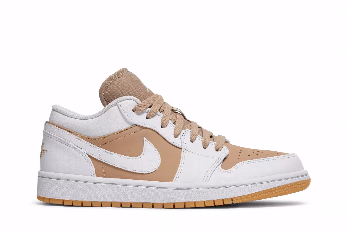 Air Jordan 1 Low Hemp White, view 2