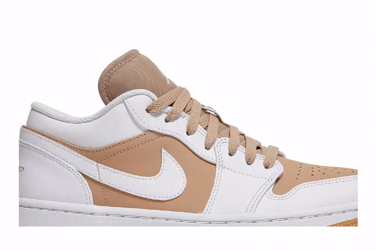 Air Jordan 1 Low Hemp White, view 3
