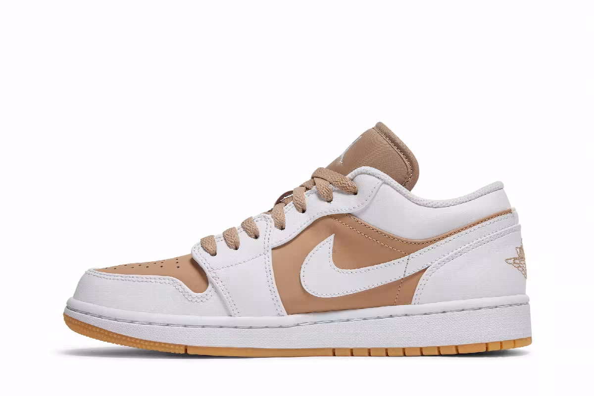Air Jordan 1 Low Hemp White, view 4