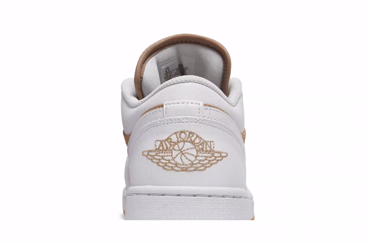 Air Jordan 1 Low Hemp White, view 8