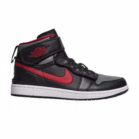 Air Jordan 1 High FlyEase 'Smoke Grey Gym Red'
