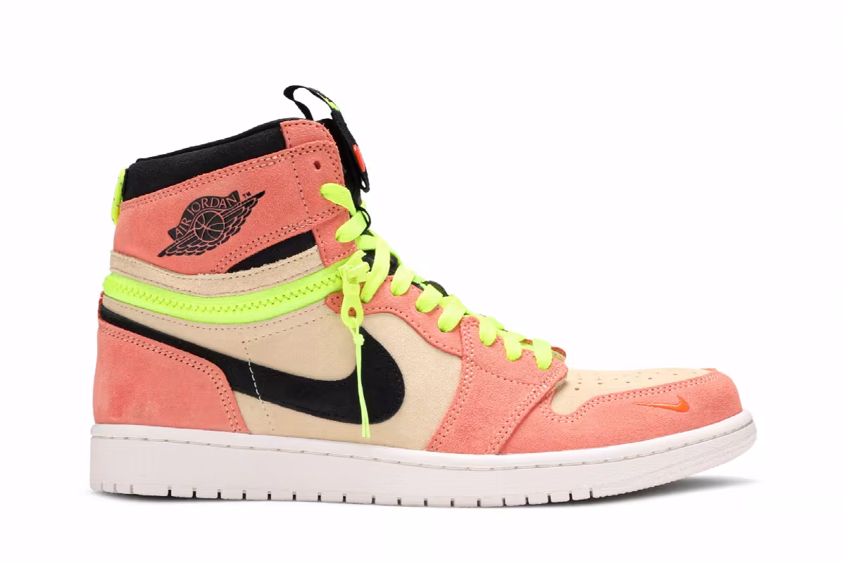Air Jordan 1 High Switch Pink Volt, view 2