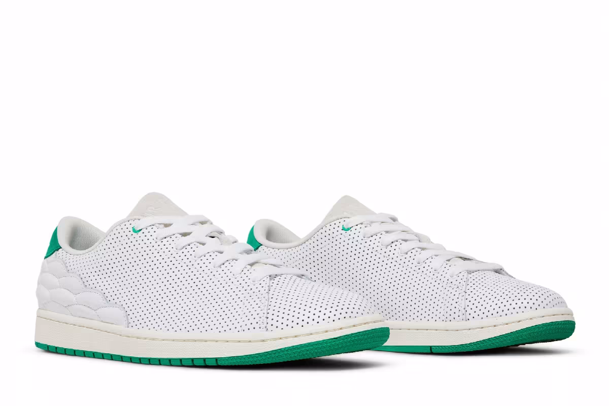 Air Jordan 1 Centre Court White Stadium Green, view 9
