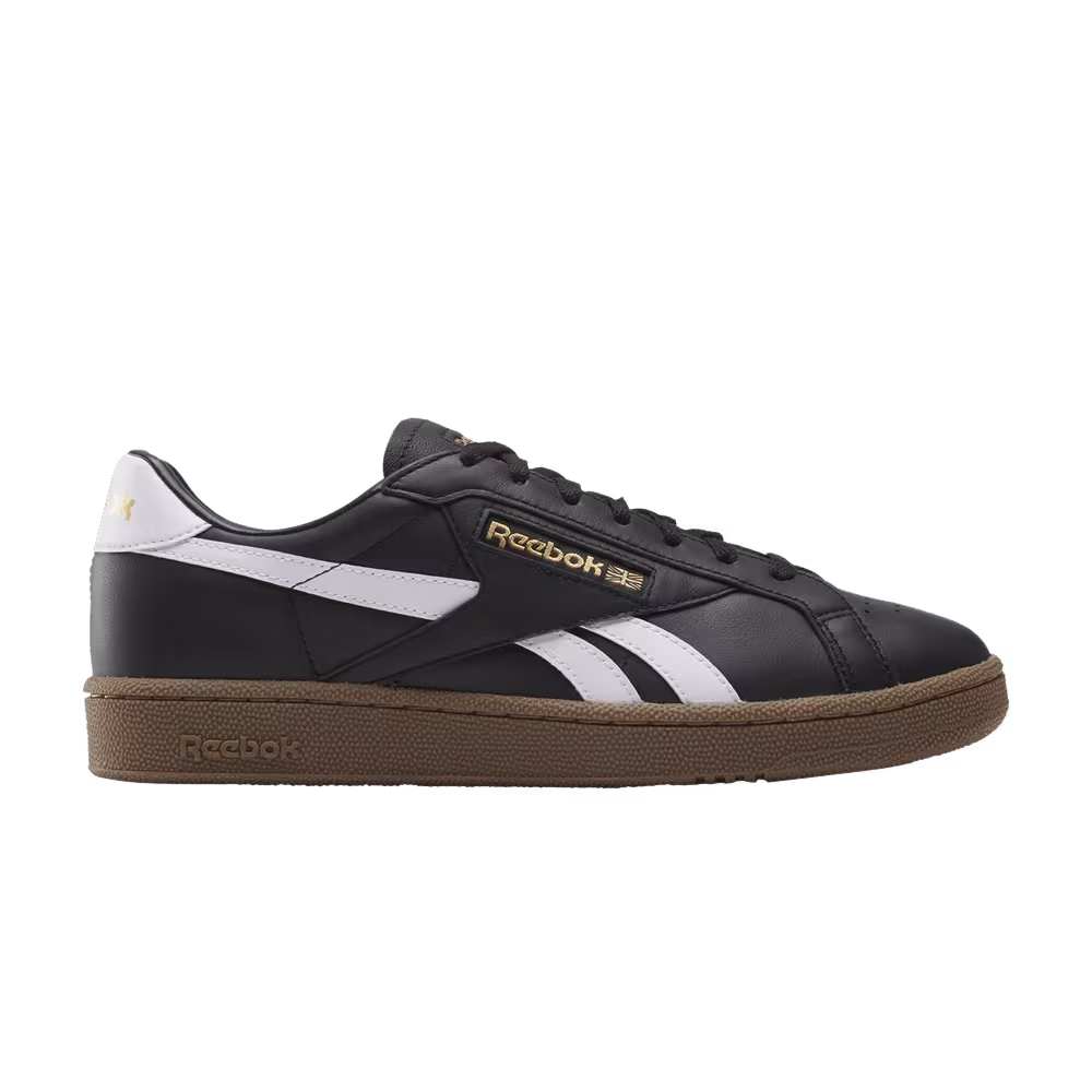 Reebok Club C Grounds UK Black White Gum
