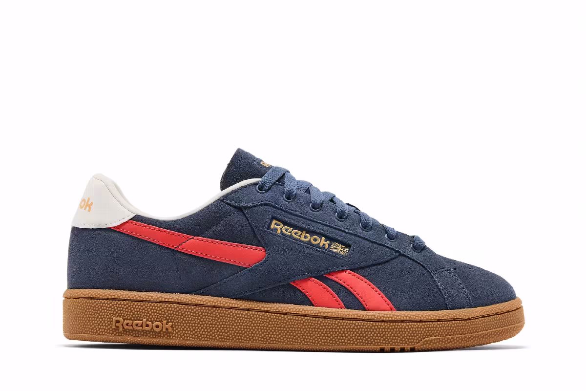 Reebok Club C Grounds UK East Coast Blue Dynamic Red, view 2