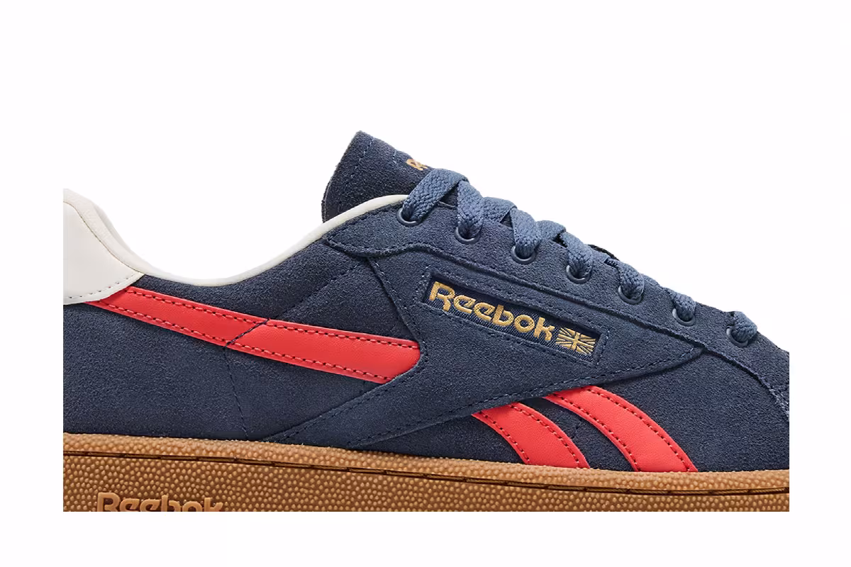Reebok Club C Grounds UK East Coast Blue Dynamic Red, view 3