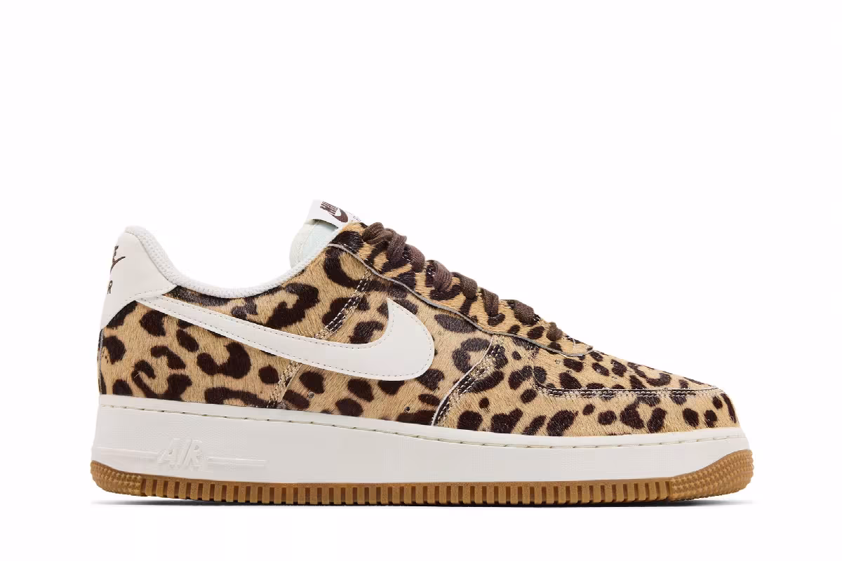 Nike Women's Air Force 1 Low Cheetah Print, view 2