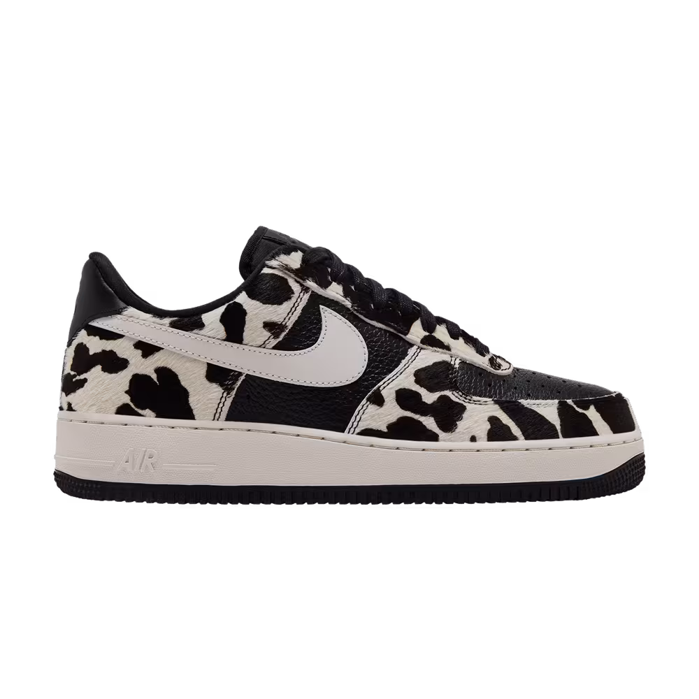 Nike Women's Air Force 1 Low Cow Print Black