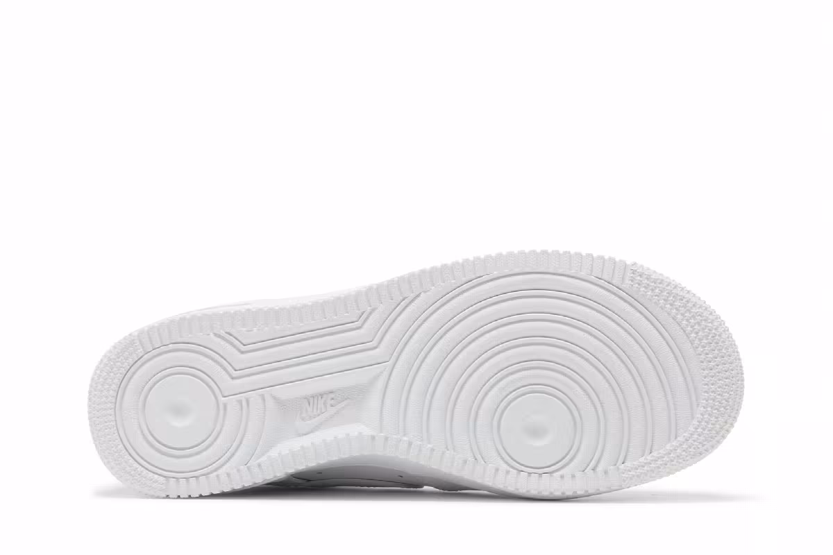 Nike Women's Air Force 1 High Triple White, view 5