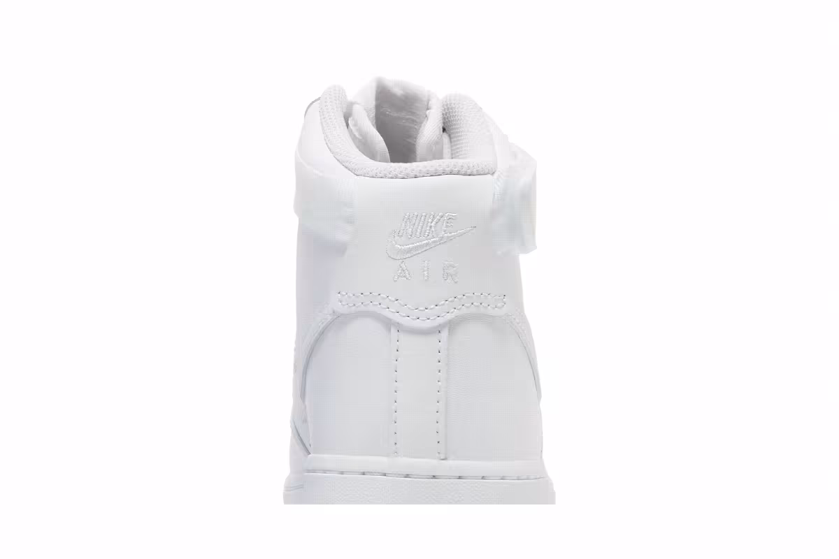 Nike Women's Air Force 1 High Triple White, view 8