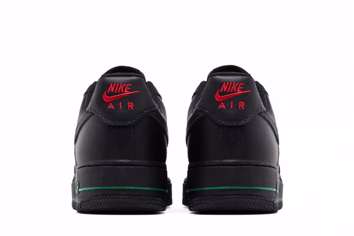 Nike Women's Air Force 1 Low Black Rose, view 7
