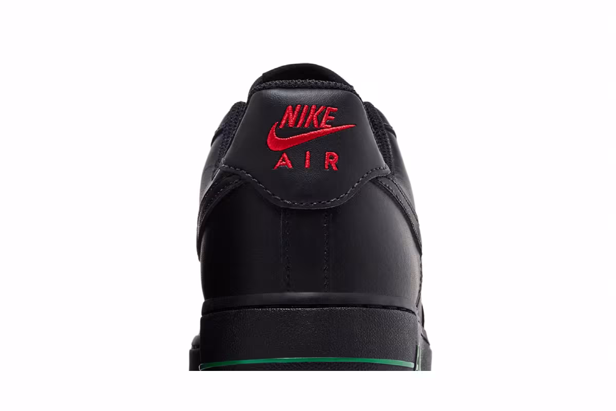 Nike Women's Air Force 1 Low Black Rose, view 8