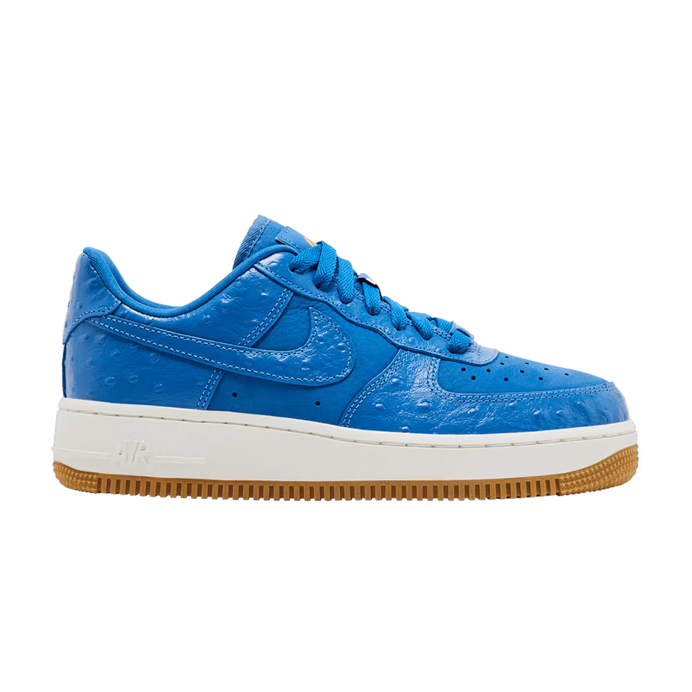 Nike Women's Air Force 1 Blue Ostrich