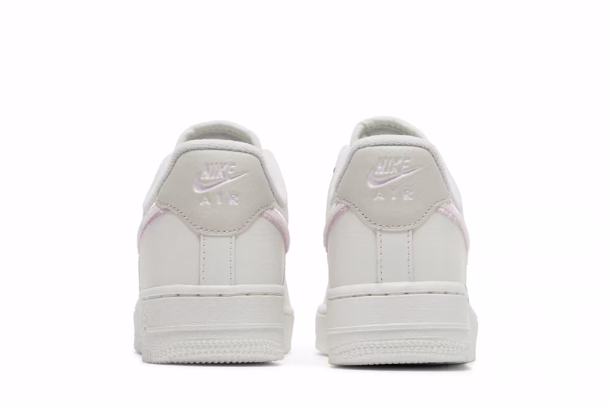 Nike Women's Air Force 1 White Regal Pink, view 7