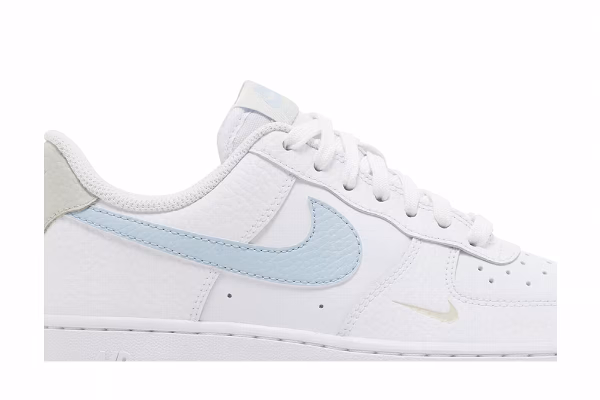 Nike Women's Air Force 1 Low White Light Armory Blue, view 3
