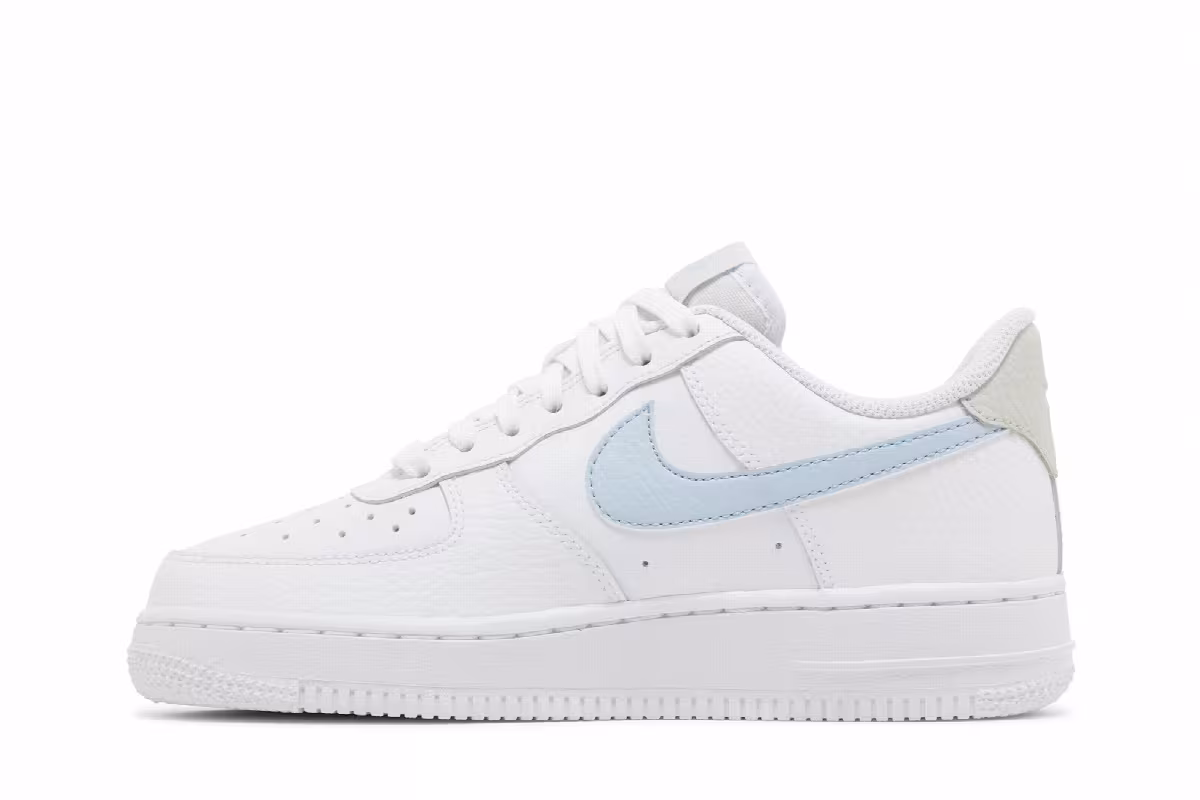 Nike Women's Air Force 1 Low White Light Armory Blue, view 4
