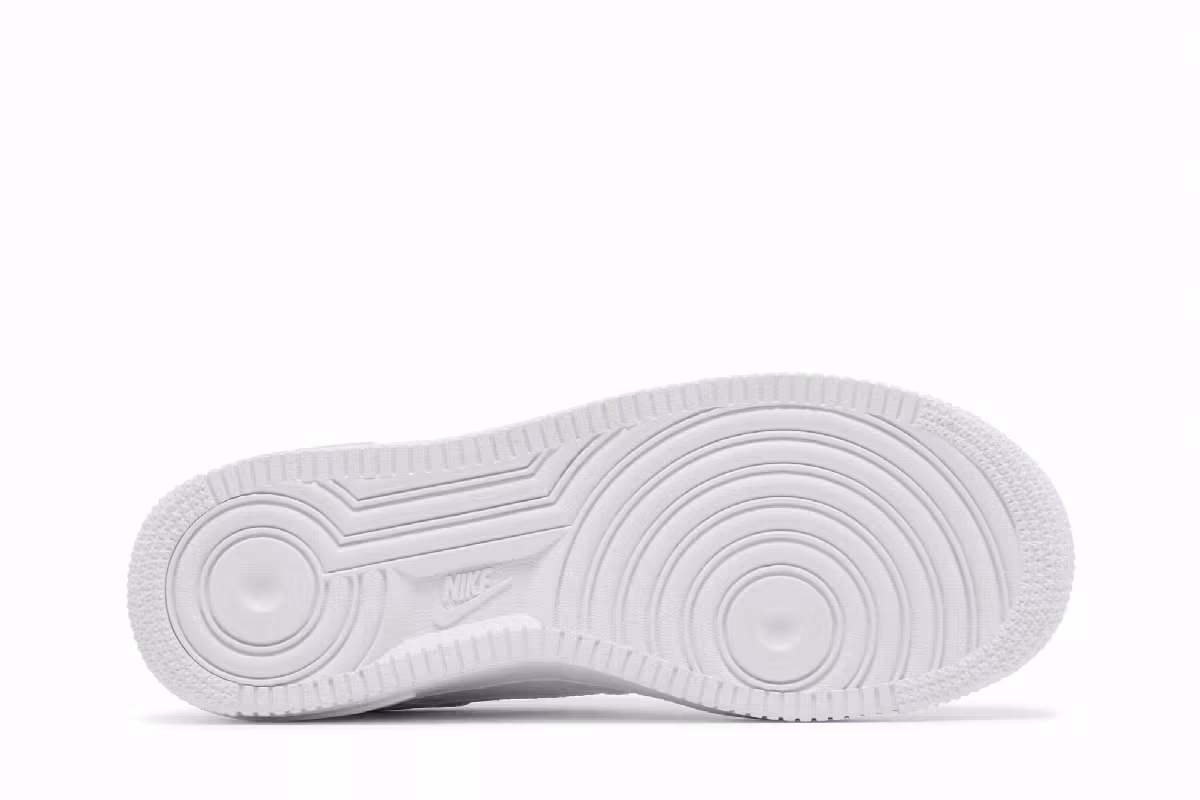 Nike Women's Air Force 1 Low White Light Armory Blue, view 5
