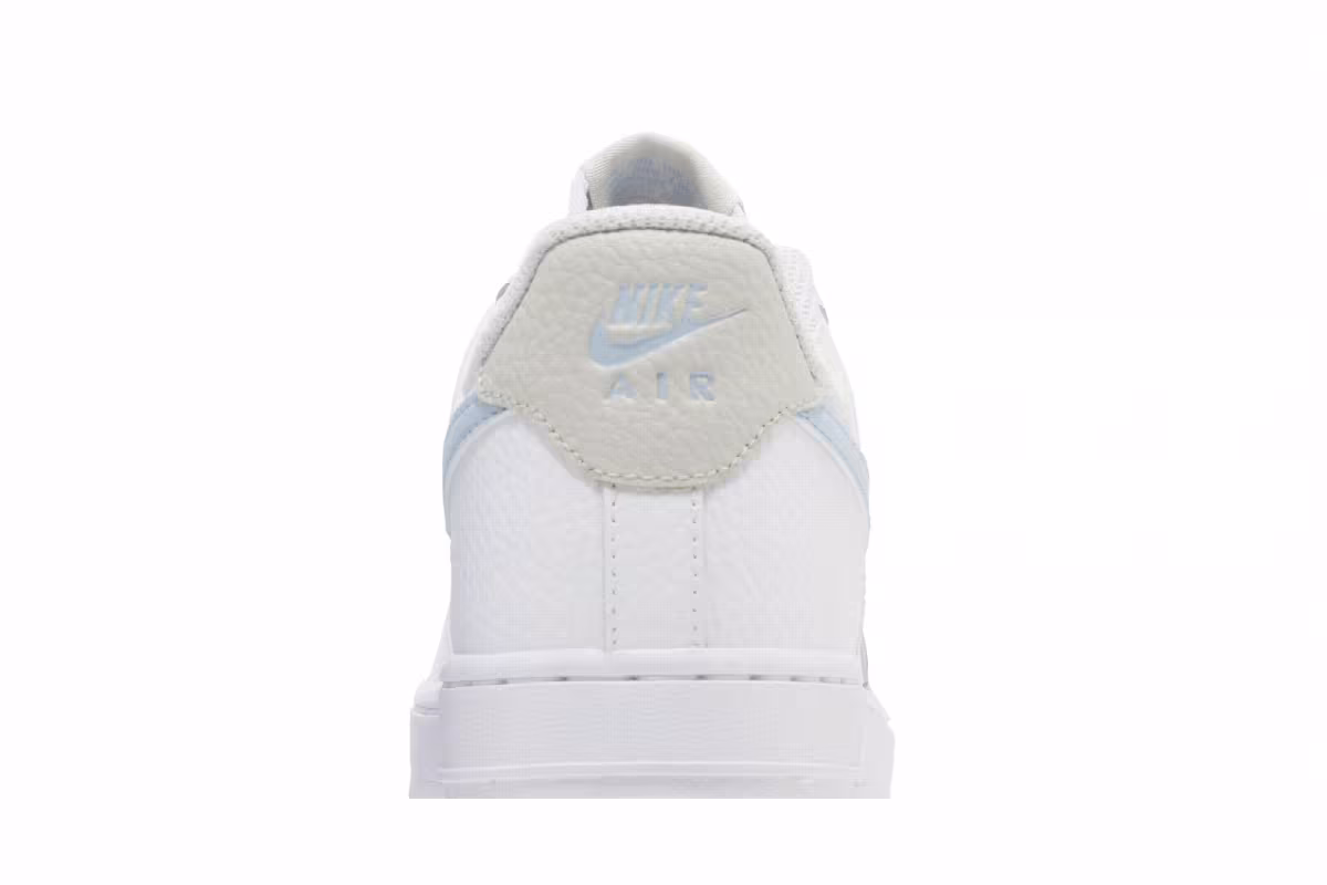 Nike Women's Air Force 1 Low White Light Armory Blue, view 8