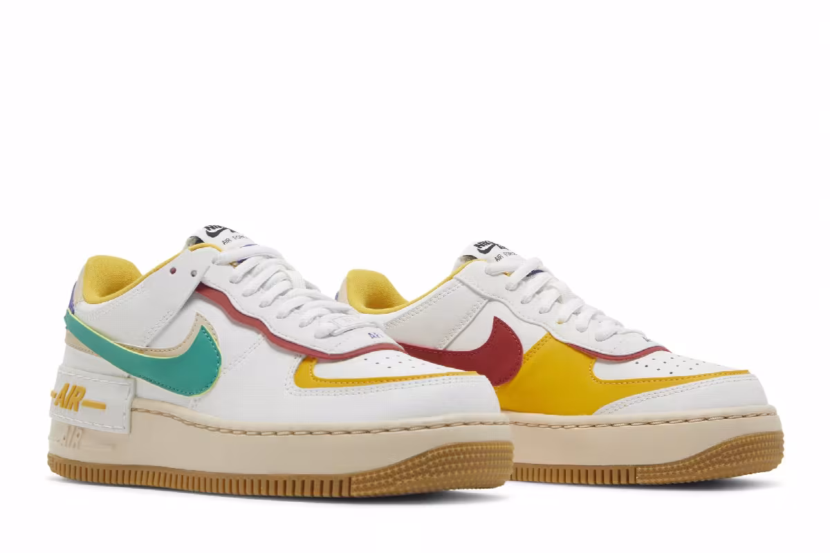 Nike Women's Air Force 1 Shadow Multi-Color, view 9
