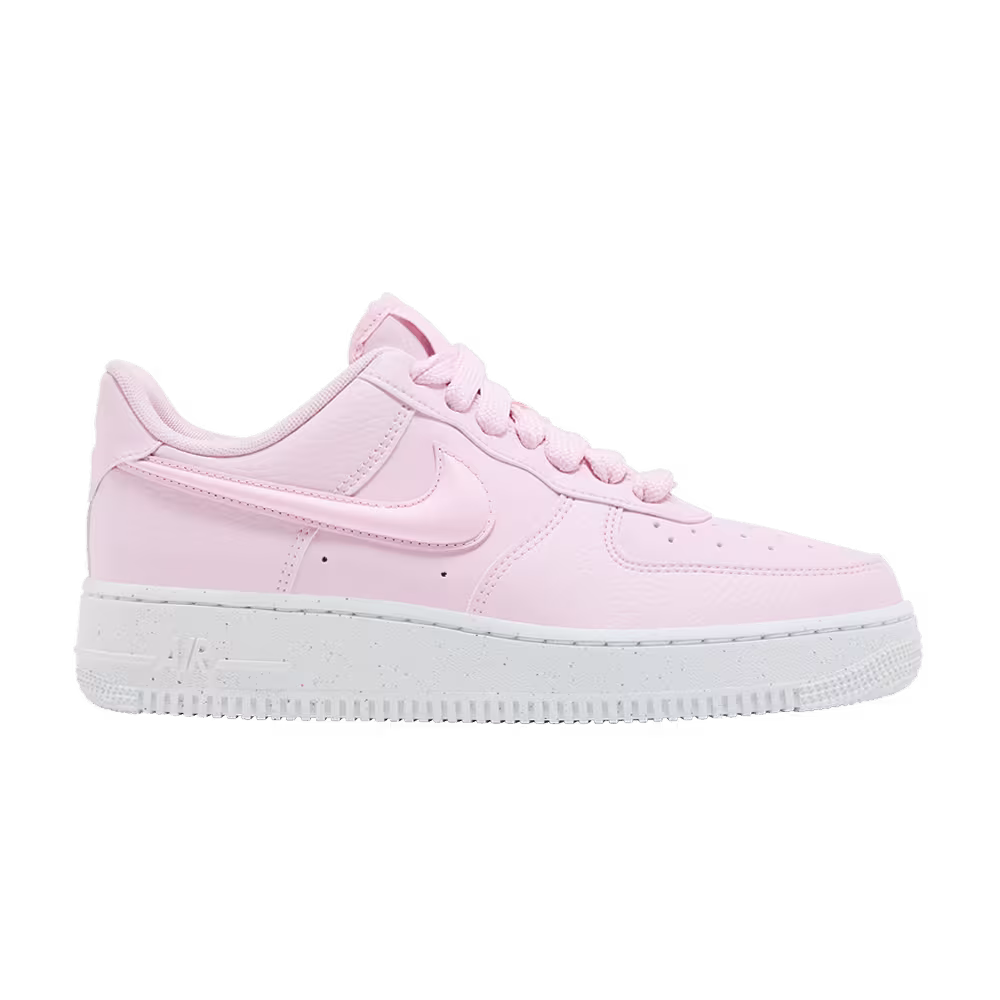 Nike Women's Air Force 1 Pink Foam Puffy Swoosh