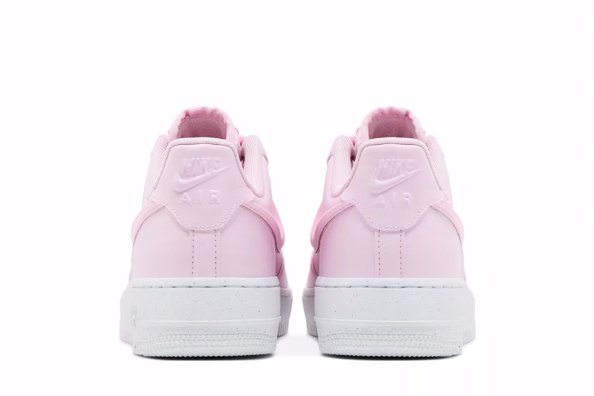 Nike Women's Air Force 1 Pink Foam Puffy Swoosh, view 7