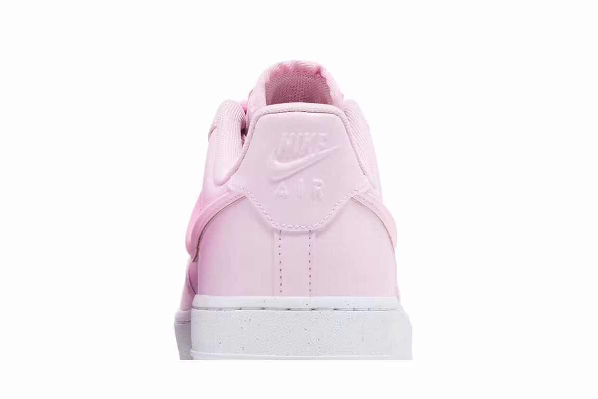 Nike Women's Air Force 1 Pink Foam Puffy Swoosh, view 8