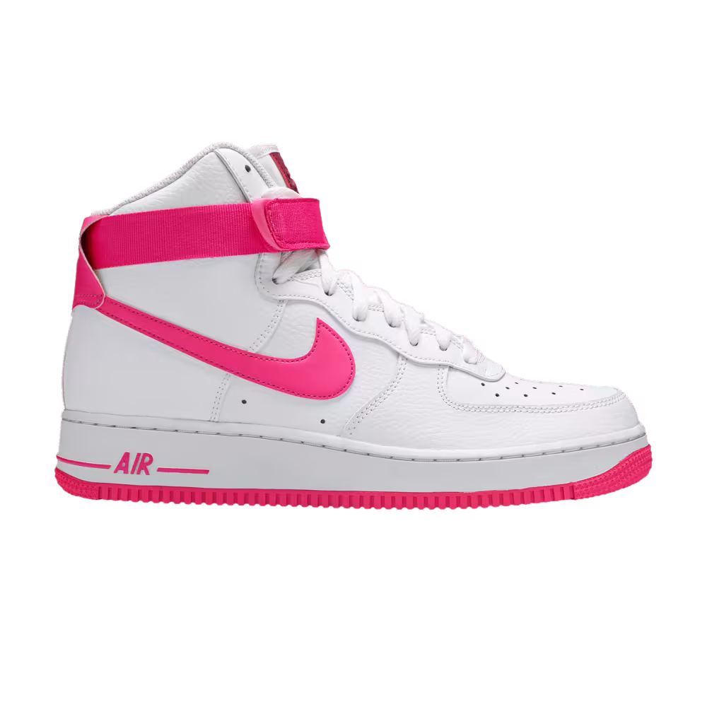 Nike Women's Air Force 1 High White Fuchsia