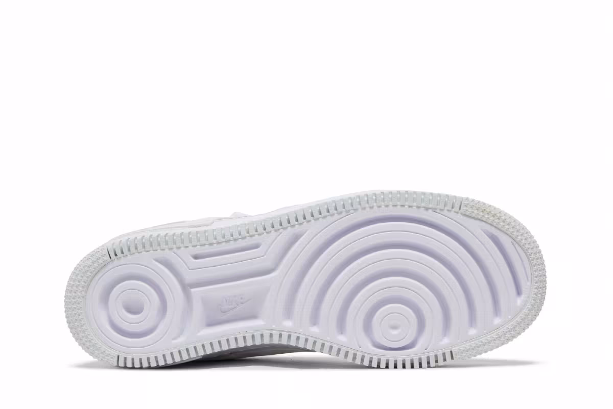 Nike Women's Air Force 1 Shadow White Metallic Silver, view 5