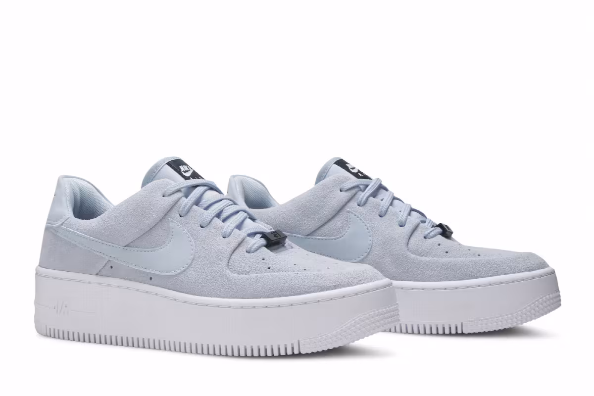 Nike Women's Air Force 1 Sage Low Light Armory Blue, view 9