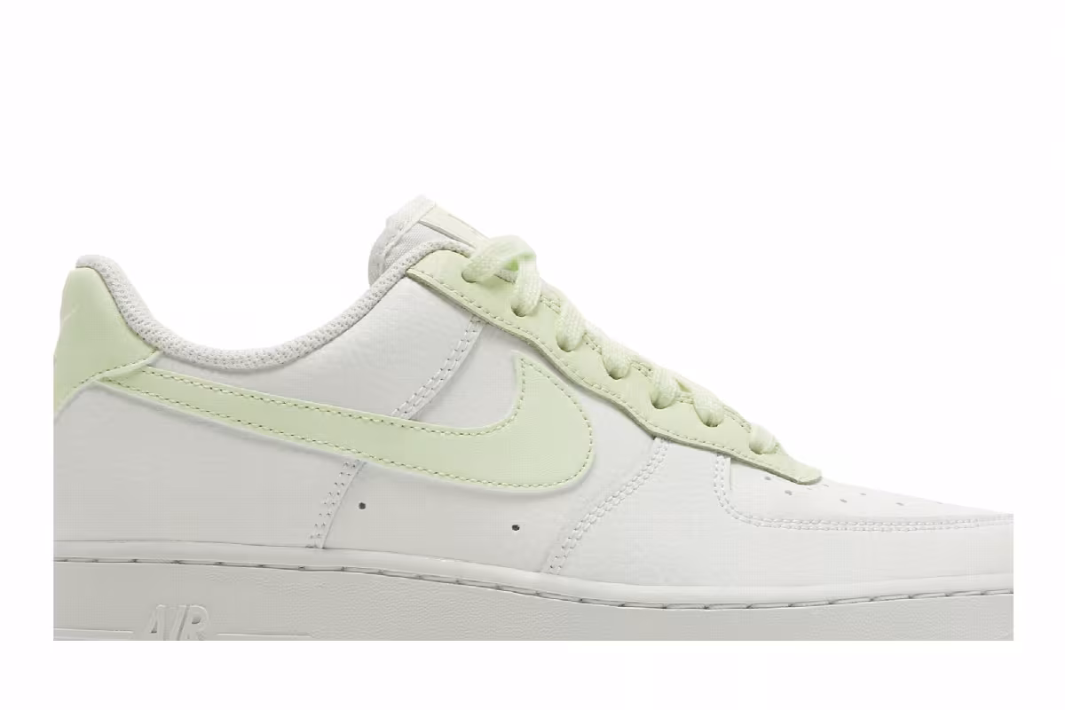 Nike Women's Air Force 1 White Barely Volt, view 3